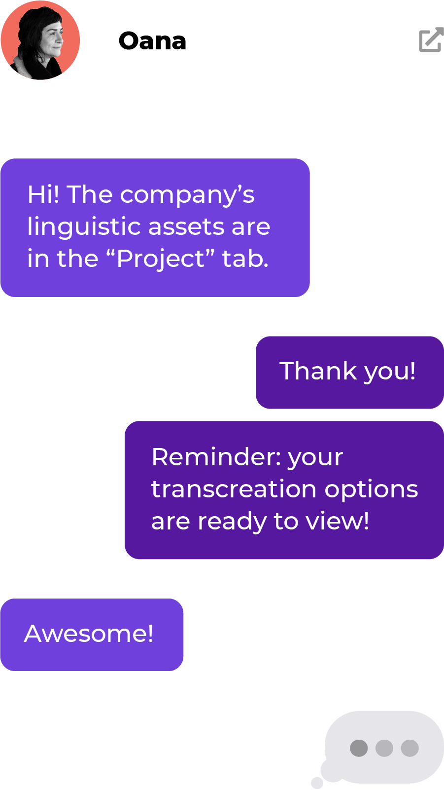 Transcreation Product Chat